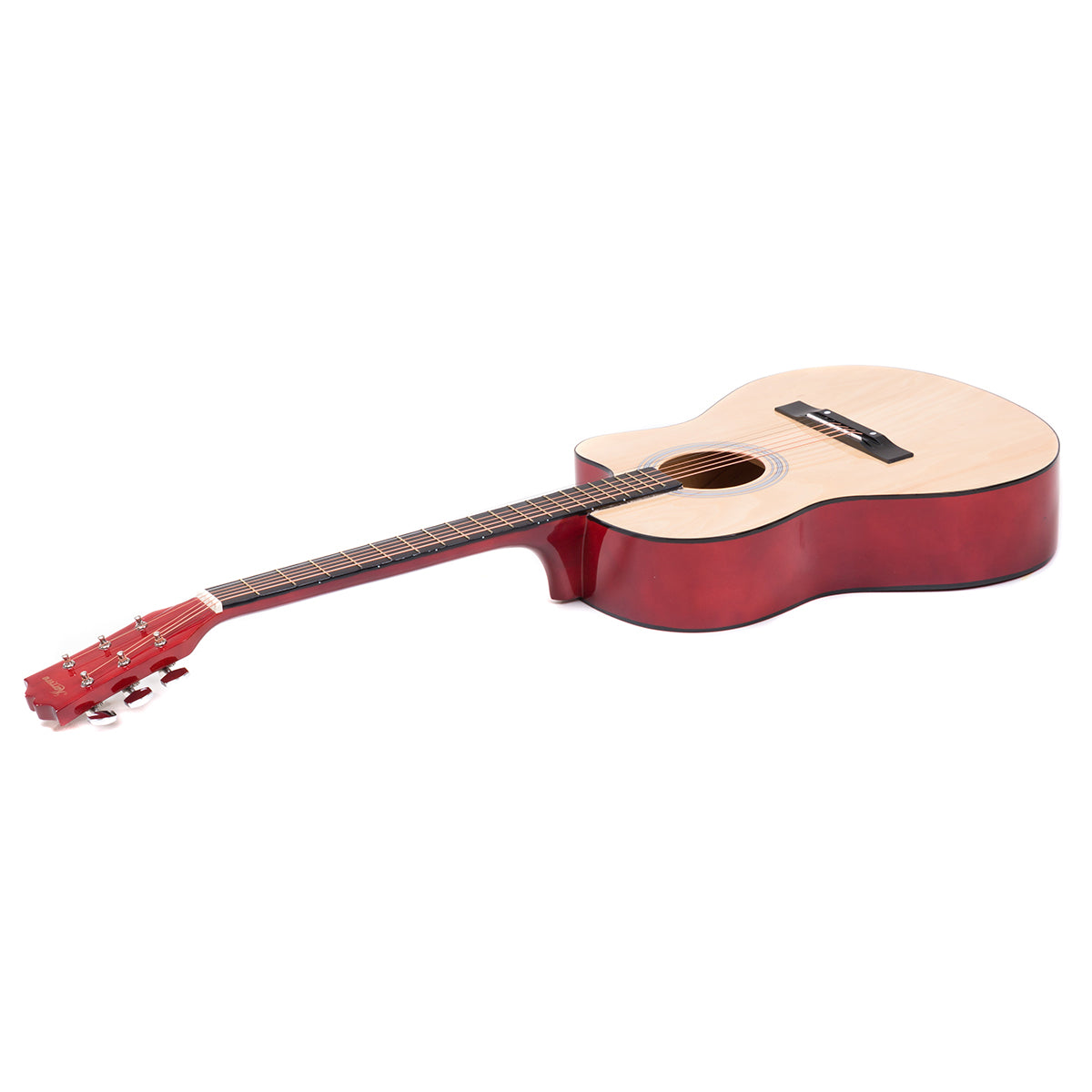 Guitars: Karrera Acoustic Cutaway 40in Guitar - Natural