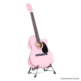 Guitars: Karrera Acoustic Cutaway 40in Guitar - Pink