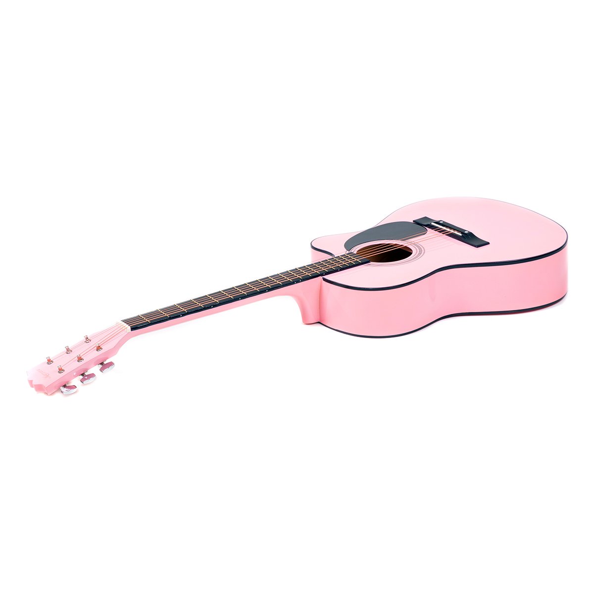 Guitars: Karrera Acoustic Cutaway 40in Guitar - Pink