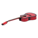 Guitars: Karrera Acoustic Cutaway 40in Guitar - Red