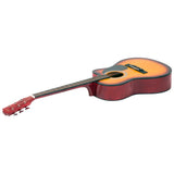 Guitars: Karrera Acoustic Cutaway 40in Guitar - Sunburst