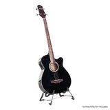 Guitars: Karrera 43in Acoustic Bass Guitar - Black