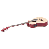 Guitars: Karrera 43in Acoustic Bass Guitar with electric pickup   - Natural