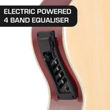 Guitars: Karrera 43in Acoustic Bass Guitar with electric pickup   - Natural