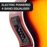 Guitars: Karrera 43in Acoustic Bass Guitar Sunburst