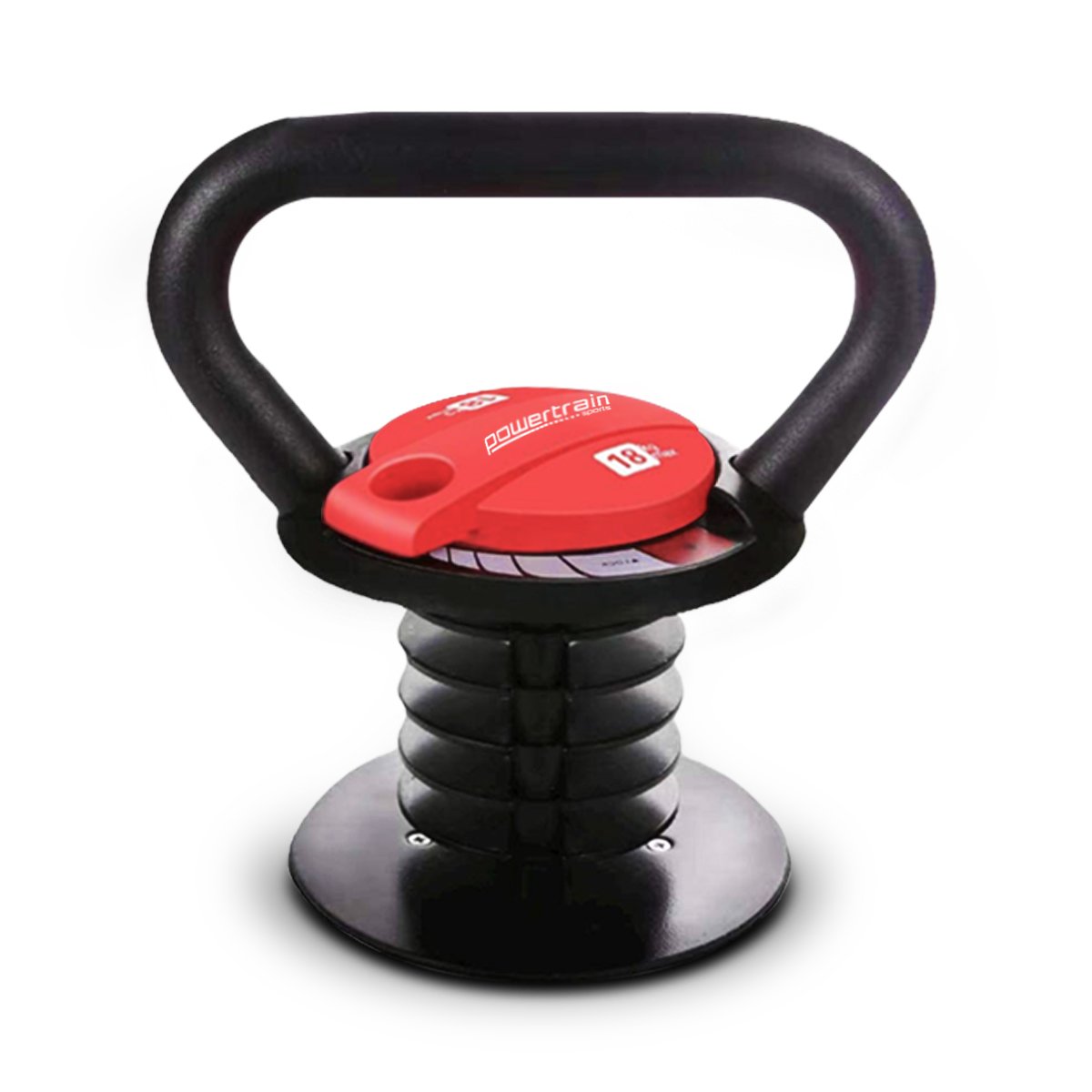 Free Weights: Powertrain Adjustable Kettle Bell Weights Dumbbell 18kg