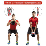 Free Weights: Powertrain Adjustable Kettle Bell Weights Dumbbell 18kg