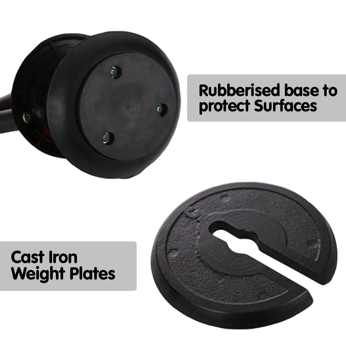 Free Weights: Powertrain Adjustable Kettle Bell Weights Dumbbell 18kg