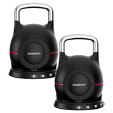 Free Weights: Powertrain 40kg Adjustable Kettlebell One Hand Adjustment Weight Set
