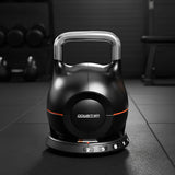 Free Weights: Powertrain Adjustable Kettlebell 20kg 7 in 1 Weight Selection Set w/Quick One Hand Adjustment Secure Locking System