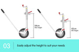 Alko 10in Ratchet Trailer Boat and Caravan Jockey Wheel