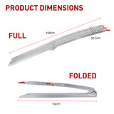 Automotive Loading Ramps: Rigg Aluminium ATV Loading Ramp Foldable - Silver