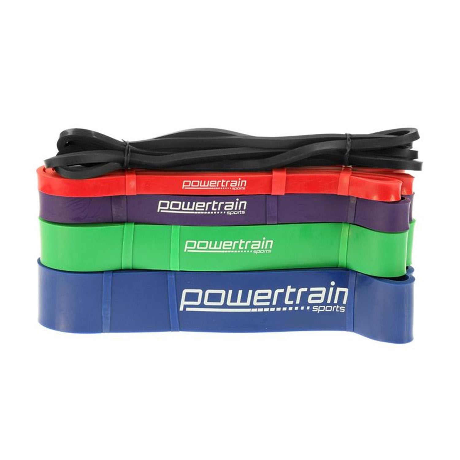 Exercise Bikes: Powertrain 5x Home Workout Resistance Bands Gym Exercise
