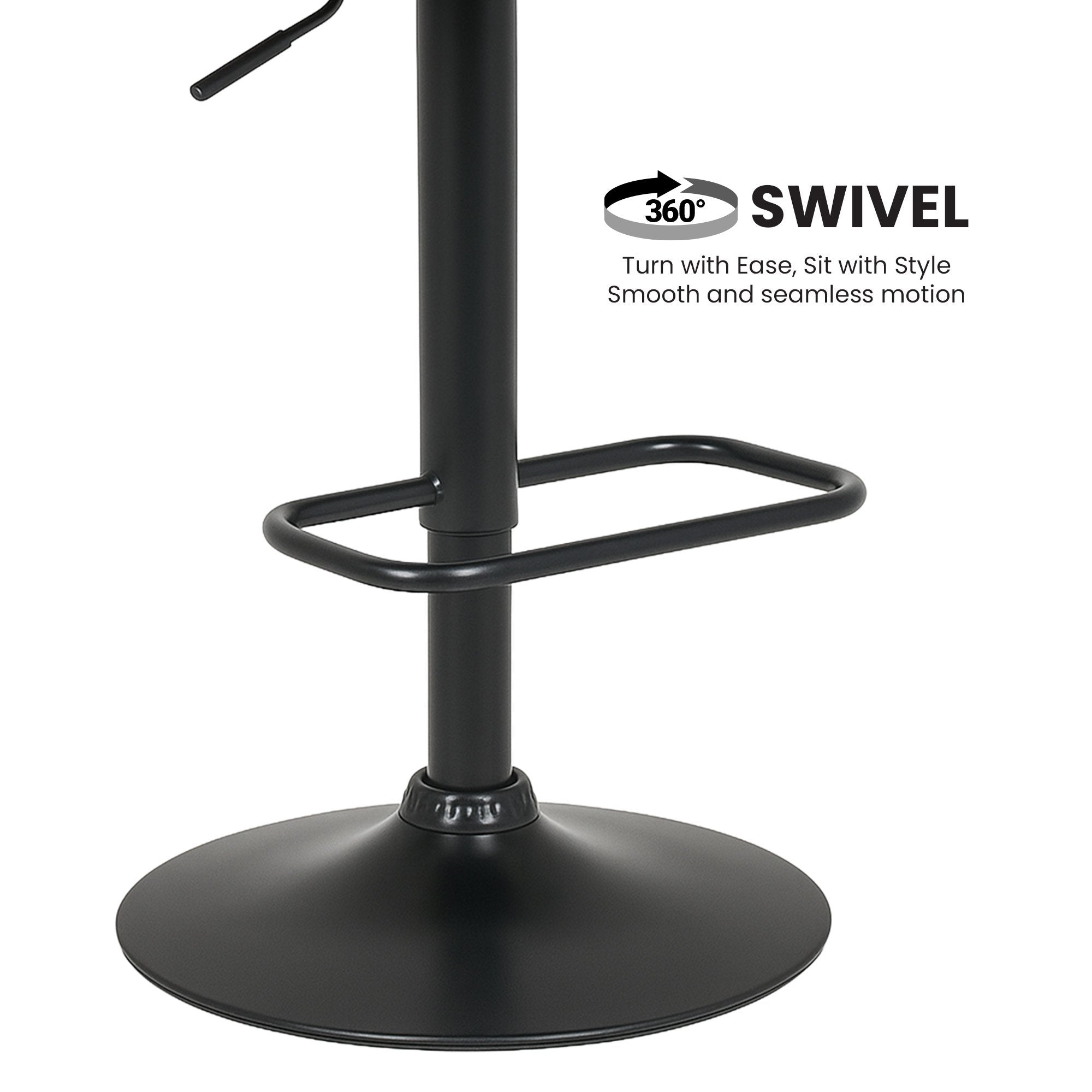 Table & Bar Stools: Sarantino Bentwood Walnut Barstool Leather Seat And Metal Base