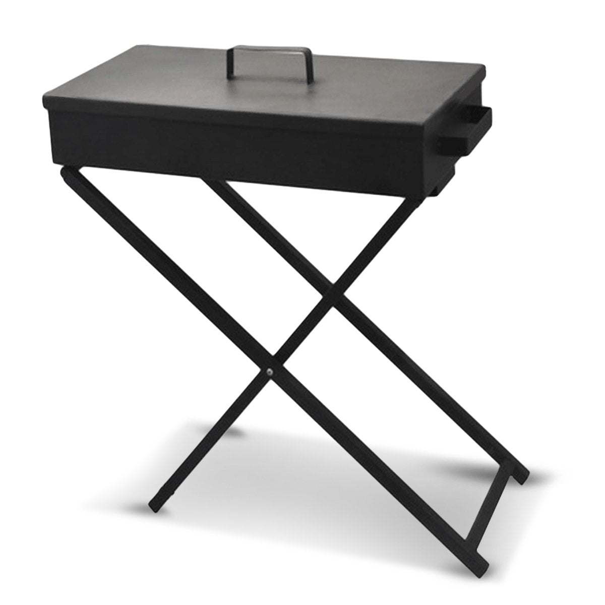 BBQ Tools: Wallaroo Charcoal BBQ Grill - Adjustable Height