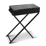 BBQ Tools: Wallaroo Charcoal BBQ Grill - Adjustable Height