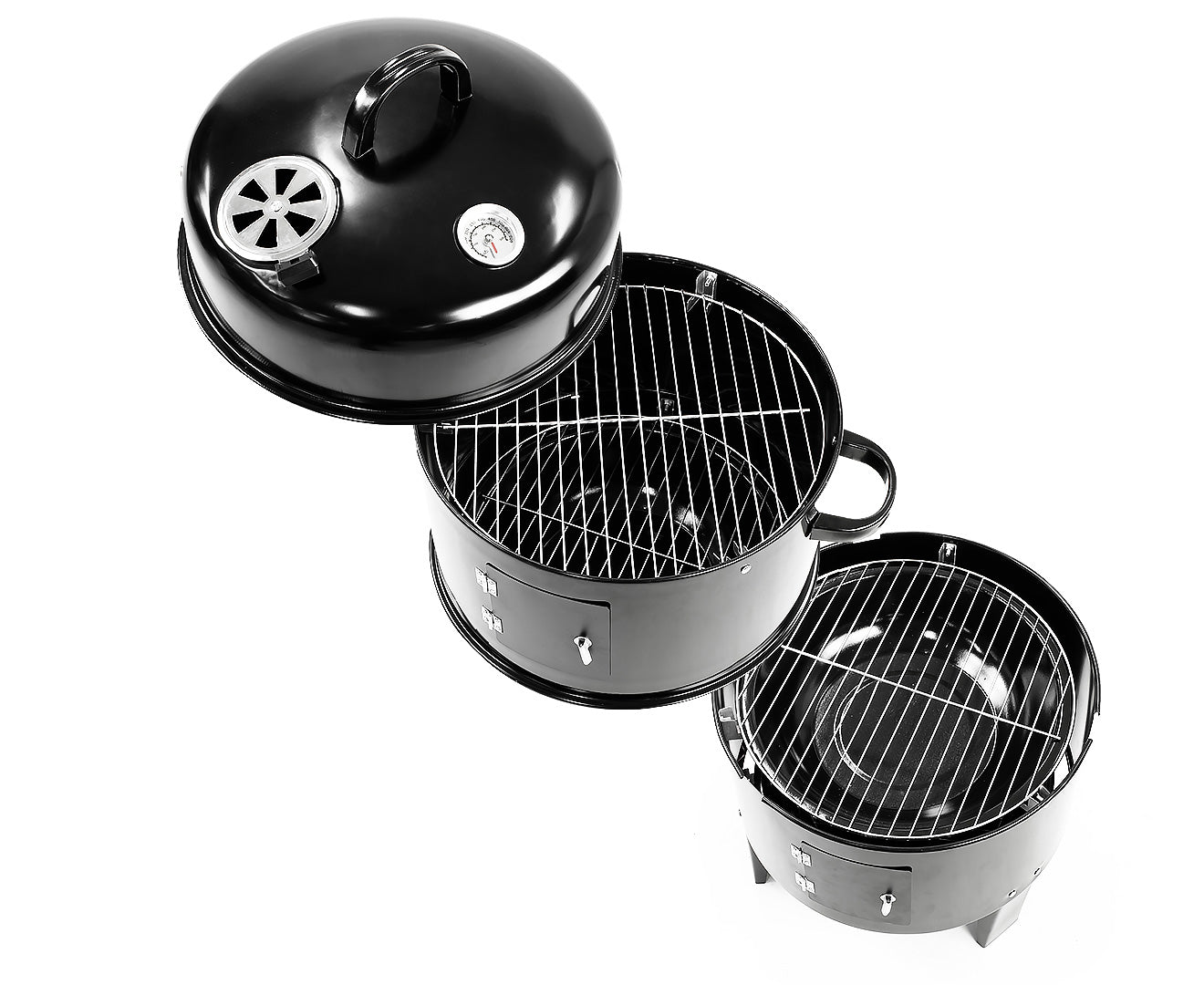 BBQ Tools: Wallaroo 3-in-1 Charcoal BBQ Smoker