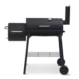 BBQ Tools: Wallaroo 2-in-1 Outdoor Barbecue Grill & Offset Smoker