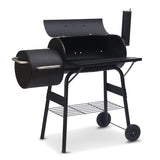 BBQ Tools: Wallaroo 2-in-1 Outdoor Barbecue Grill & Offset Smoker
