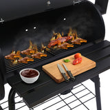 BBQ Tools: Wallaroo 2-in-1 Outdoor Barbecue Grill & Offset Smoker