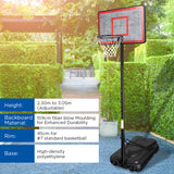 Basketball & Basketball Accessories: Kahuna Height-Adjustable Basketball Hoop Backboard Portable Stand