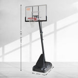 Basketball & Basketball Accessories: Kahuna Portable Basketball Hoop System 2.3 to 3.05m for Kids & Adults