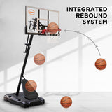 Basketball & Basketball Accessories: Kahuna Portable Basketball Hoop System 2.3 to 3.05m for Kids & Adults