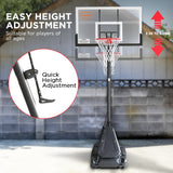 Basketball & Basketball Accessories: Kahuna Portable Basketball Hoop System 2.3 to 3.05m for Kids & Adults