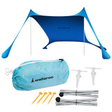 Canopies & Gazebos: Wallaroo Beach Tent Canopy Sunshade 2m X 2m - Blue