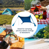 Canopies & Gazebos: Wallaroo Beach Tent Canopy Sunshade 2m X 2m - Blue