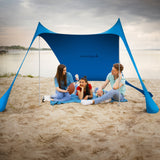Canopies & Gazebos: Wallaroo Beach Tent Canopy Sunshade 2m X 2m - Blue