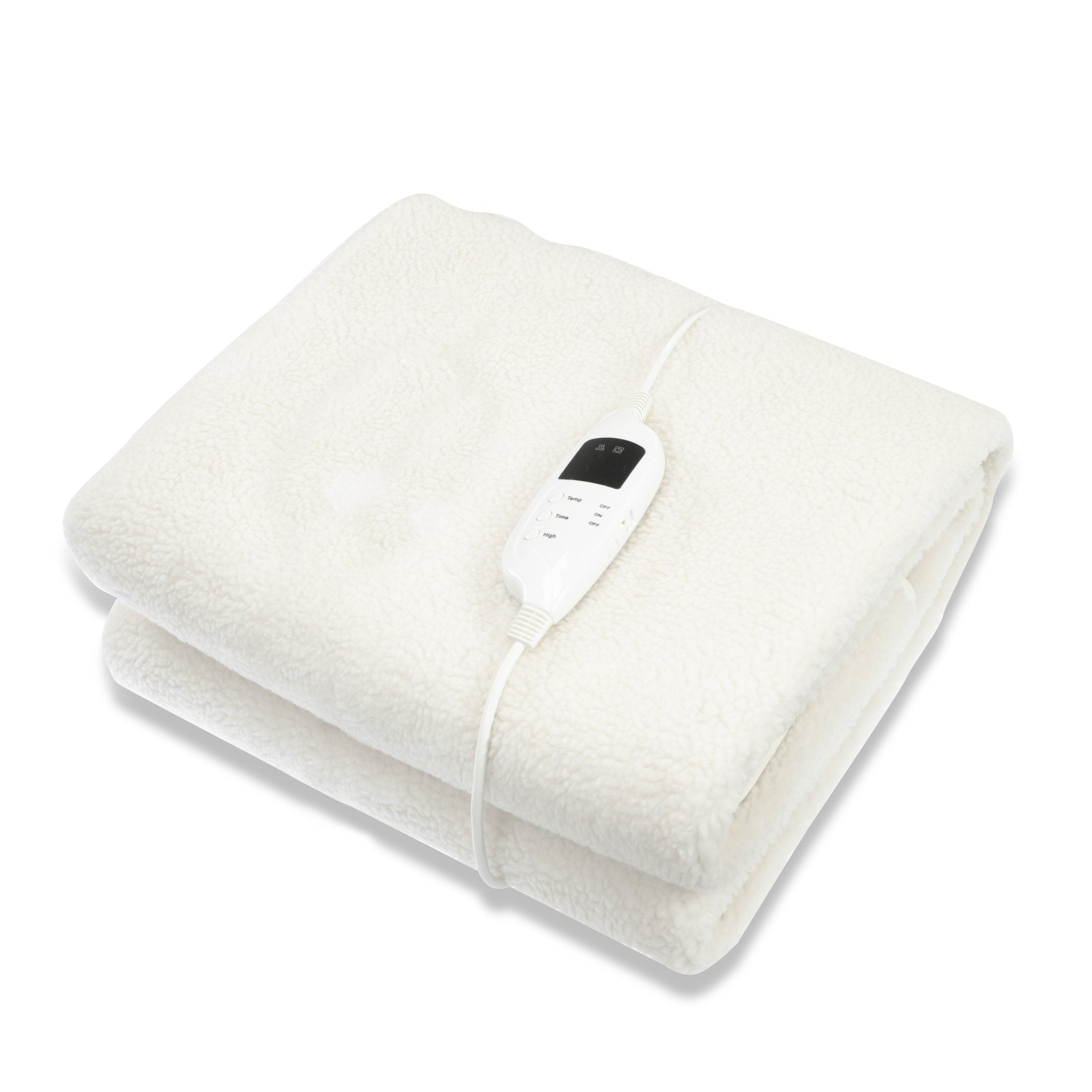 Laura Hill Single Electric Heated Underlay Blanket Fleecy Fabric with Timer