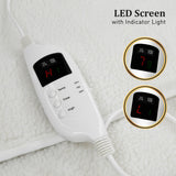 Blankets & Throws: Laura Hill Heated Electric Blanket Fitted Fleece Underlay Throw Single