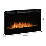 Electric Heaters: Dimplex PRISM Wall Mounted Electric Fireplace - 34-inches