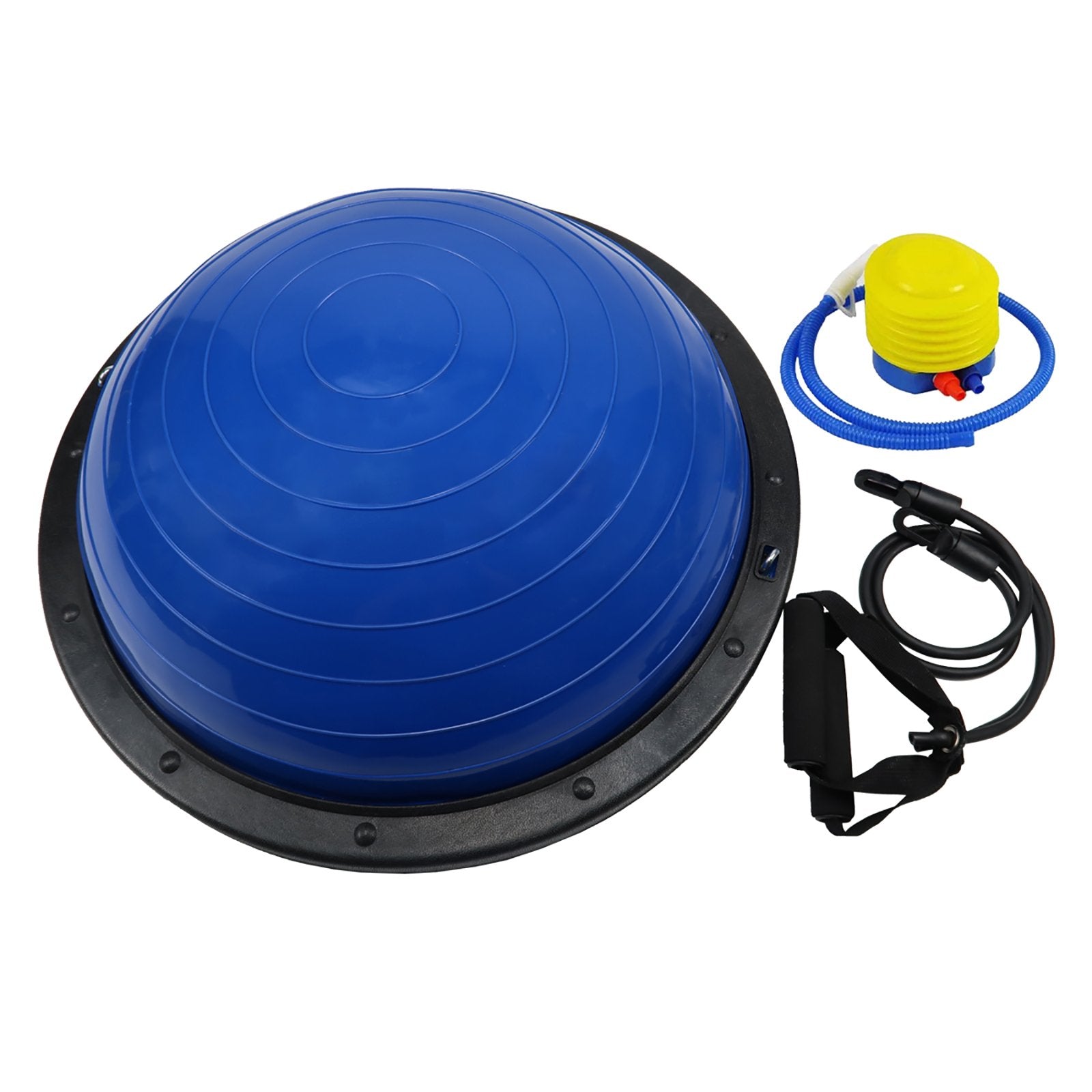 Exercise Bikes: Powertrain Fitness Yoga Ball Home Gym Workout Balance Trainer Blue