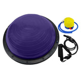 Exercise Bikes: Powertrain Fitness Yoga Ball Home Gym Workout Balance Trainer Purple