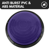 Exercise Bikes: Powertrain Fitness Yoga Ball Home Gym Workout Balance Trainer Purple