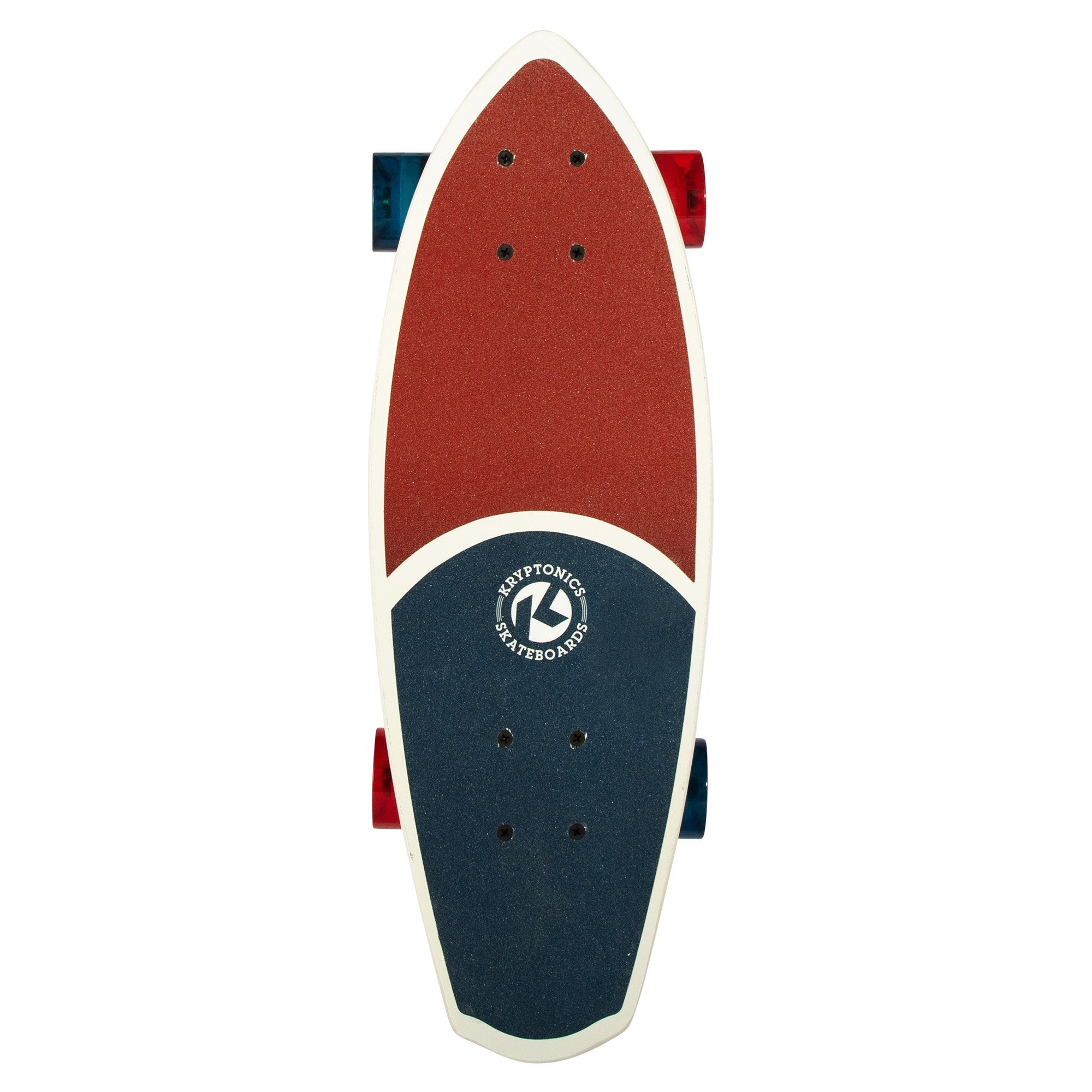 Free Weights: Bravo Sports Kryptonics 23-inch Mini Fat Cruiser Board In Liberty Blue