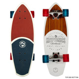 Free Weights: Bravo Sports Kryptonics 23-inch Mini Fat Cruiser Board In Liberty Blue