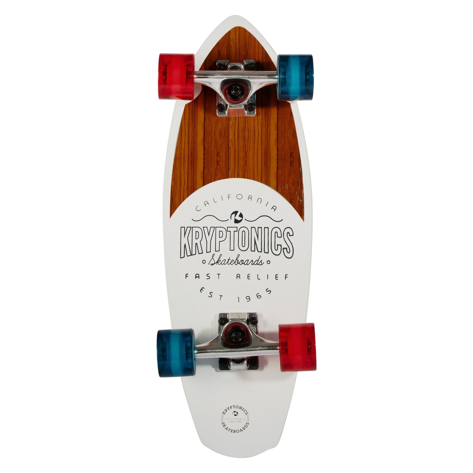 Free Weights: Bravo Sports Kryptonics 23-inch Mini Fat Cruiser Board In Liberty Blue
