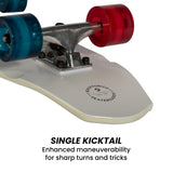 Free Weights: Bravo Sports Kryptonics 23-inch Mini Fat Cruiser Board In Liberty Blue