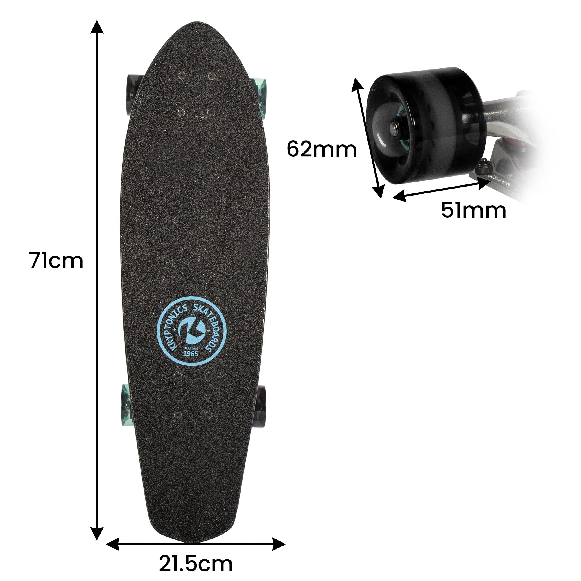 Boating Accessories: Kryptonics 28-inch Cruiser Board - Negative