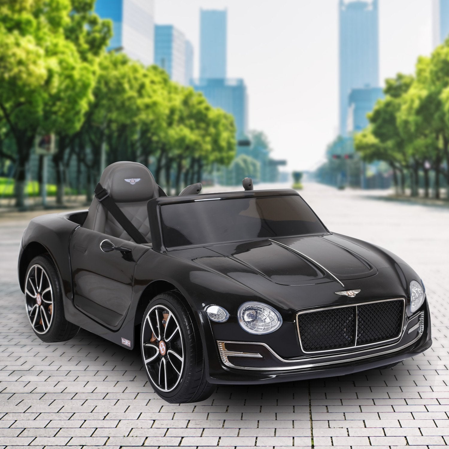 Ride On Cars: Kahuna Bentley Exp 12 Licensed Speed 6E Electric Kids Ride On Car Black
