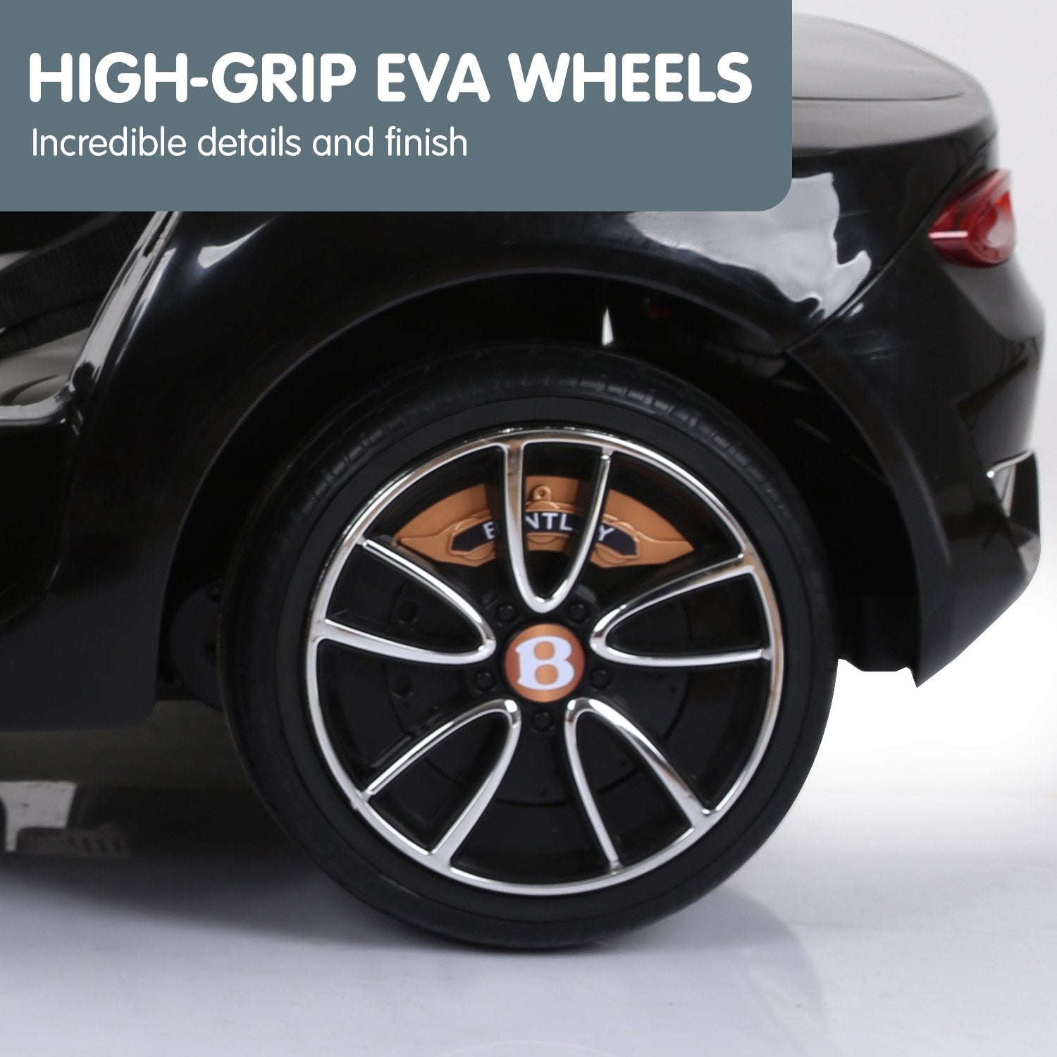 Ride On Cars: Kahuna Bentley Exp 12 Licensed Speed 6E Electric Kids Ride On Car Black