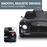Ride On Cars: Kahuna Bentley Exp 12 Licensed Speed 6E Electric Kids Ride On Car Black