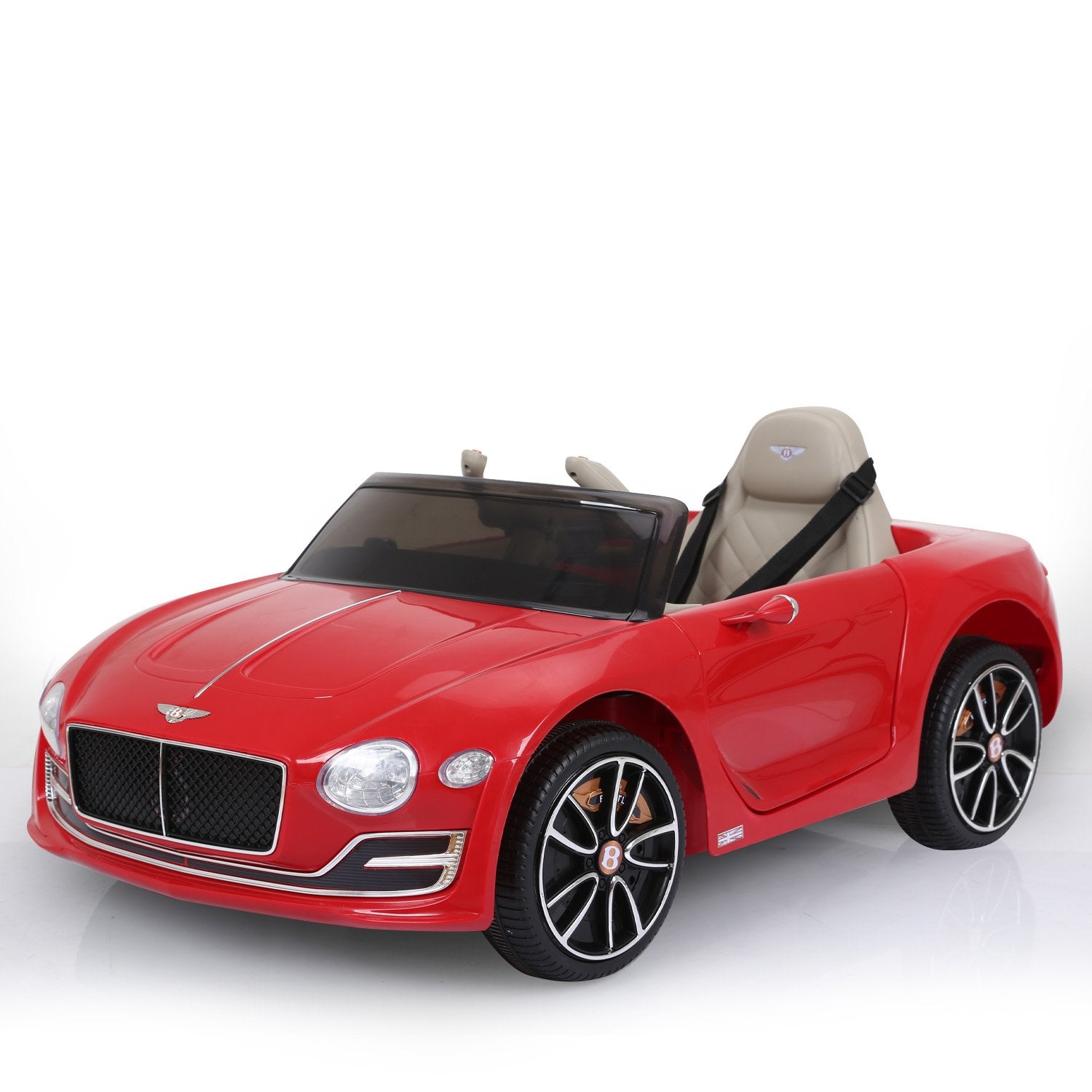 Ride On Cars: Kahuna Bentley Exp 12 Speed 6E Licensed Kids Ride On Electric Car Remote Control - Red
