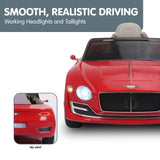 Ride On Cars: Kahuna Bentley Exp 12 Speed 6E Licensed Kids Ride On Electric Car Remote Control - Red