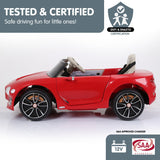 Ride On Cars: Kahuna Bentley Exp 12 Speed 6E Licensed Kids Ride On Electric Car Remote Control - Red