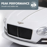 Ride On Cars: Kahuna Bentley Exp 12 Speed 6E Licensed Kids Ride On Electric Car Remote Control - White