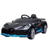Ride On Cars: Kahuna Licensed Bugatti Divo Kids Electric Ride On Car - Black